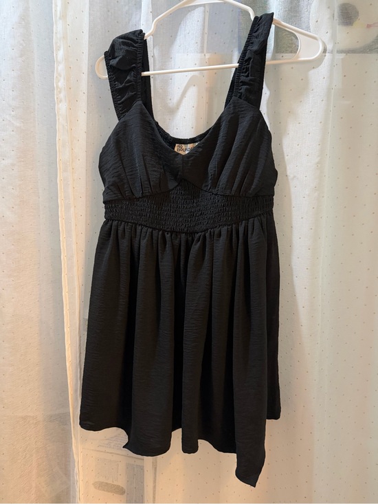 No Boundaries Dresses & Skirts - No Boundaries Black Mini Dress with Smocked Waist